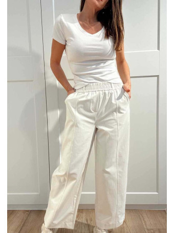 Pantalón Casual Style con Cinturón VERSAEL Beige HEVE