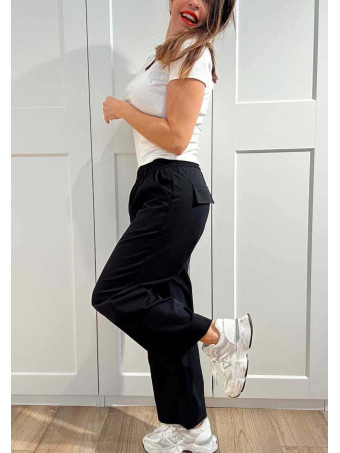 Pantalón Casual Style con Cinturón VERSAEL Marino HEVE