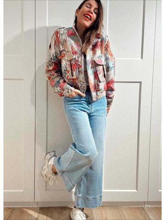 Jeans Wide Leg Maxi-Dobladillo AWAKE HEVE