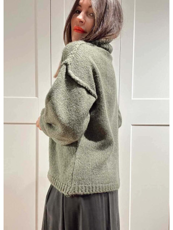 Jersey Básico Cuello Vuelto NORDWELL Verde Militar HEVE