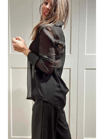 Camisa Gasa AVENKA Negro HEVE