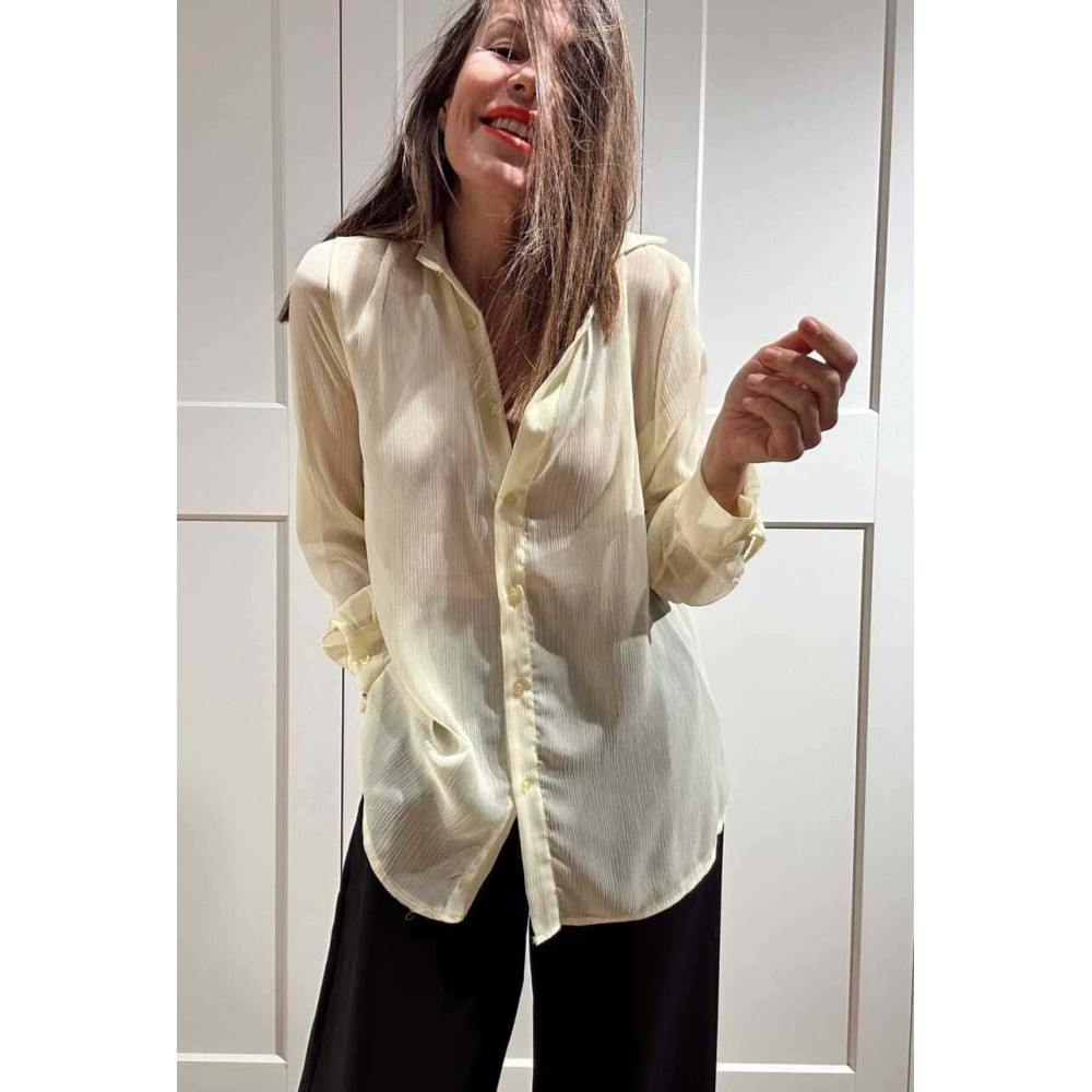 Camisa Gasa AVENKA Amarillo HEVE