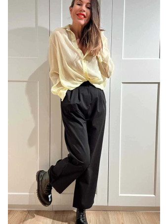 Pantalón Tiro Alto KALTBERG Negro HEVE