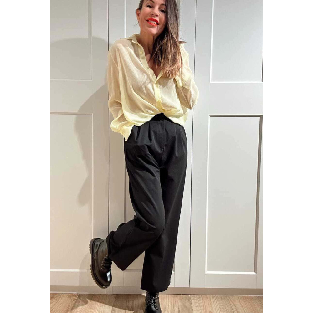 Pantalón Tiro Alto KALTBERG Negro HEVE