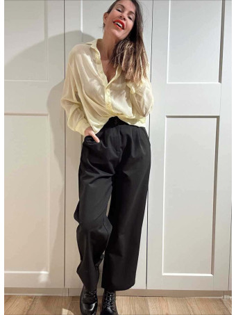 Pantalón Tiro Alto KALTBERG Negro HEVE