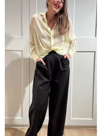 Pantalón Tiro Alto KALTBERG Negro HEVE