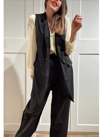 Pantalón Tiro Alto KALTBERG Negro HEVE