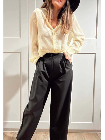 Pantalón Tiro Alto KALTBERG Negro HEVE