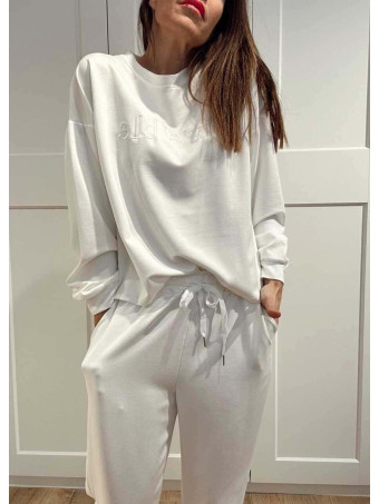 Conjunto Sudadera y Pantalón Soft Touch INVISIBLE Blanco HEVE