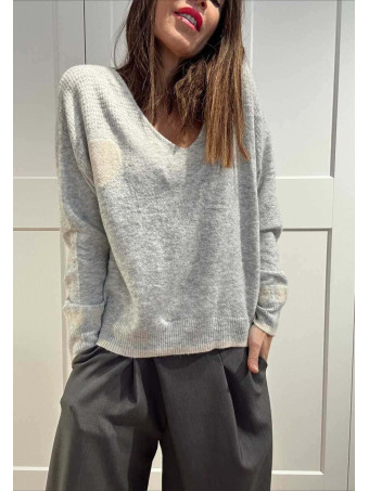 Punto Suave Corazones KAURE Gris HEVE