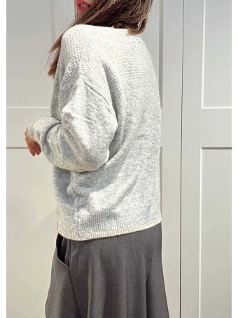 Punto Suave Corazones KAURE Gris HEVE