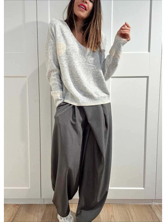 Punto Suave Corazones KAURE Gris HEVE