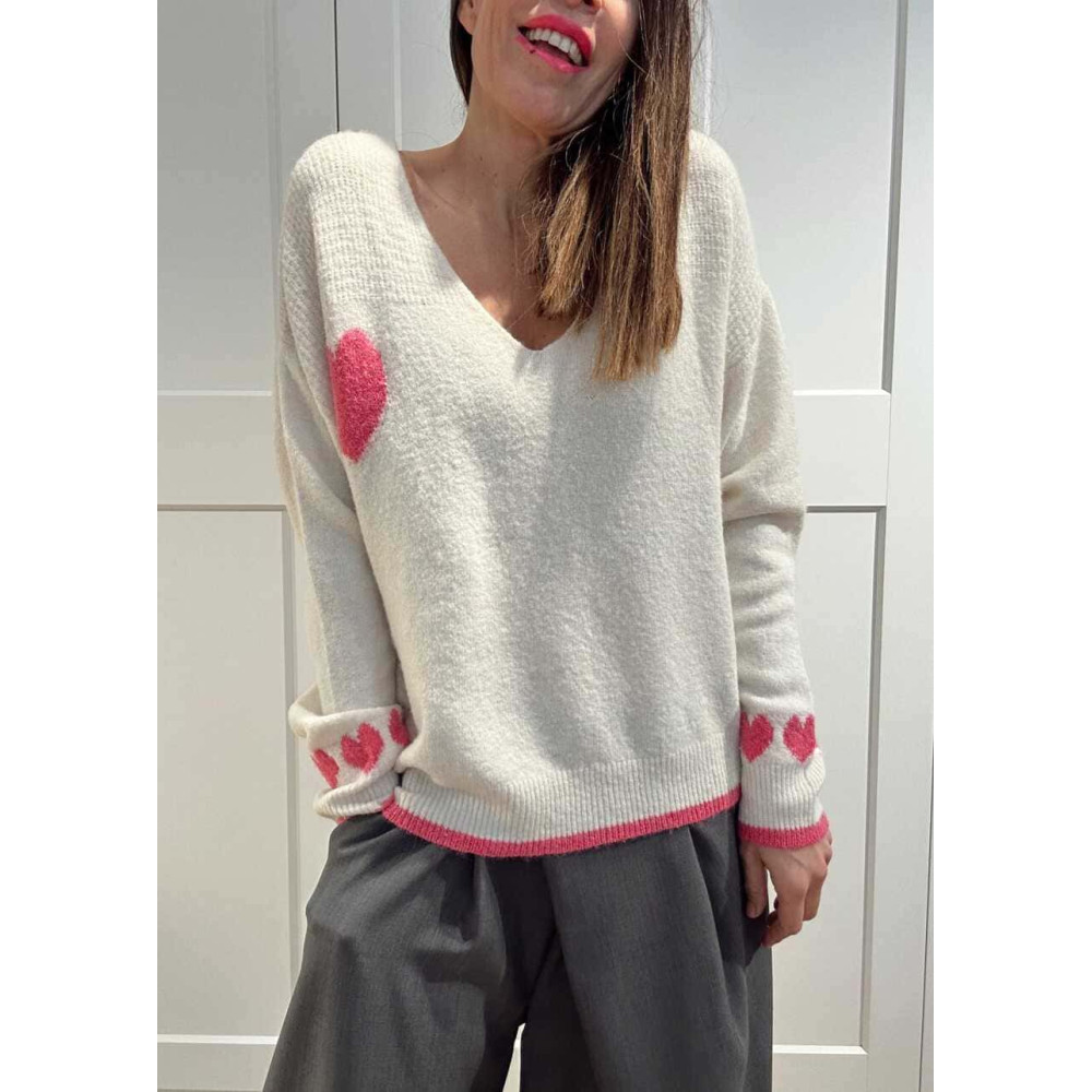 Punto Suave Corazones KAURE Beige HEVE