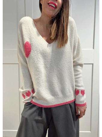 Punto Suave Corazones KAURE Beige HEVE