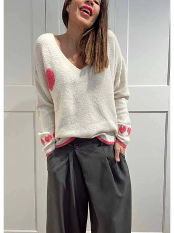 Punto Suave Corazones KAURE Beige HEVE