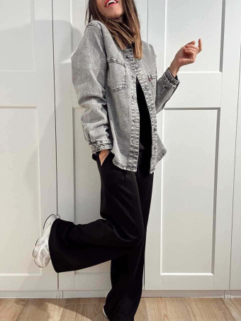 Conjunto Sudadera y Pantalón Soft Touch KINGSLEY Negro HEVE