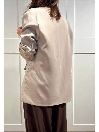 Blazer Básico Frunces MALDOR Taupe HEVE