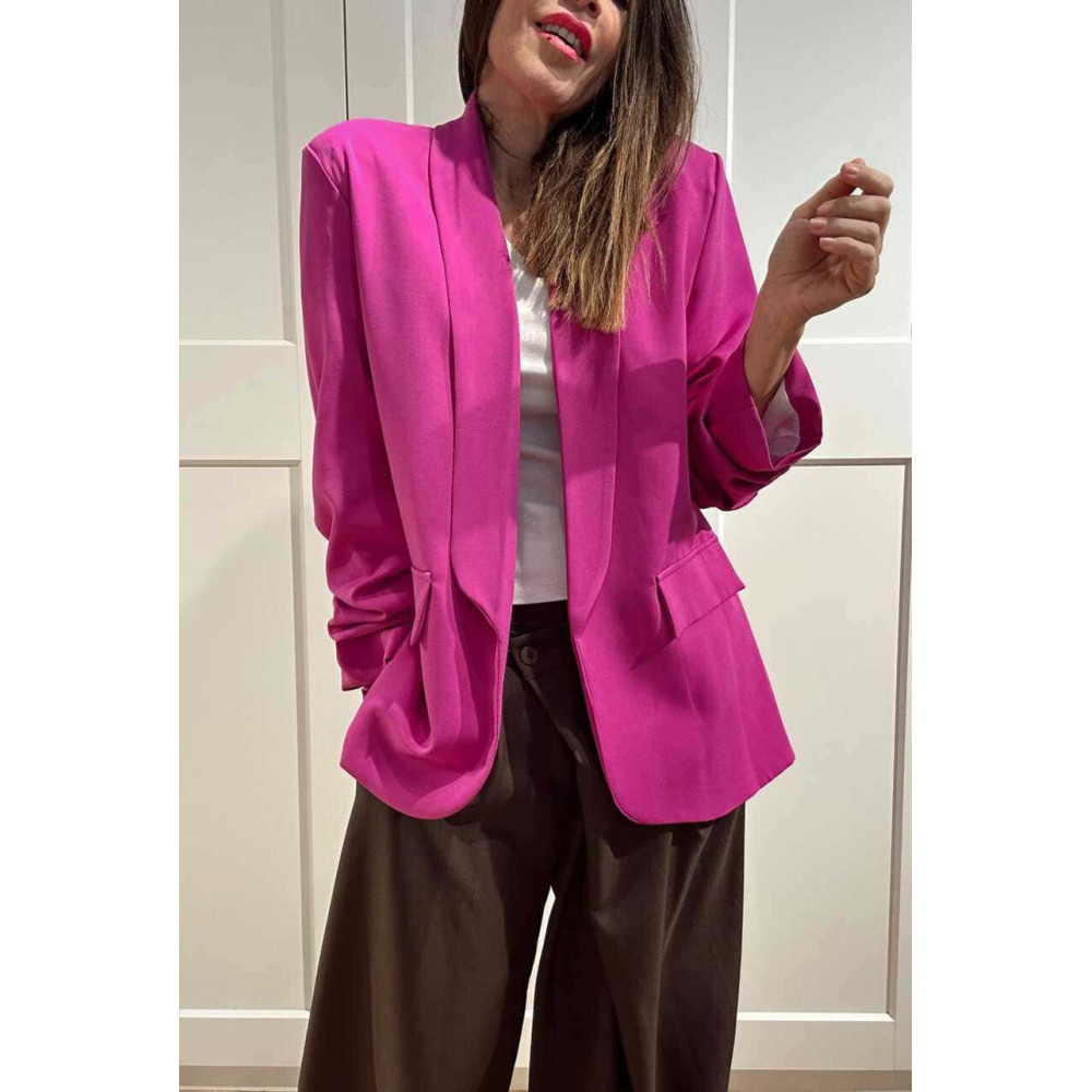 Blazer Básico Frunces MALDOR Buganvilla HEVE