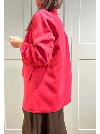 Blazer Básico Frunces MALDOR Fucsia HEVE