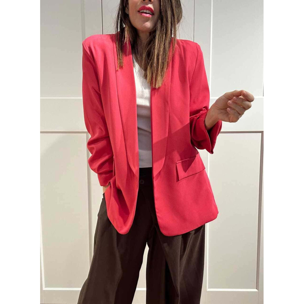 Blazer Básico Frunces MALDOR Fucsia HEVE