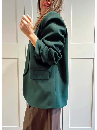 Blazer Básico Frunces MALDOR Verde Pino HEVE