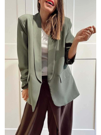 Blazer Básico Frunces MALDOR Verde Militar HEVE