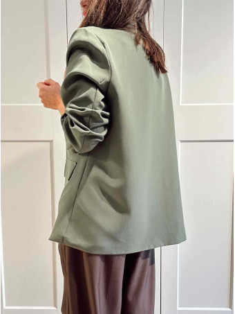 Blazer Básico Frunces MALDOR Verde Militar HEVE