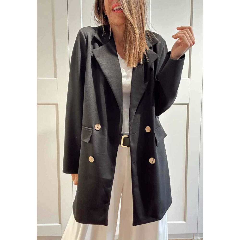 Blazer Soft Touch TYLORA Negro HEVE