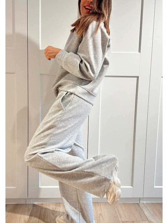 Conjunto Sudadera y Pantalón Soft Touch KINGSLEY Gris HEVE