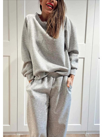 Conjunto Sudadera y Pantalón Soft Touch KINGSLEY Gris HEVE