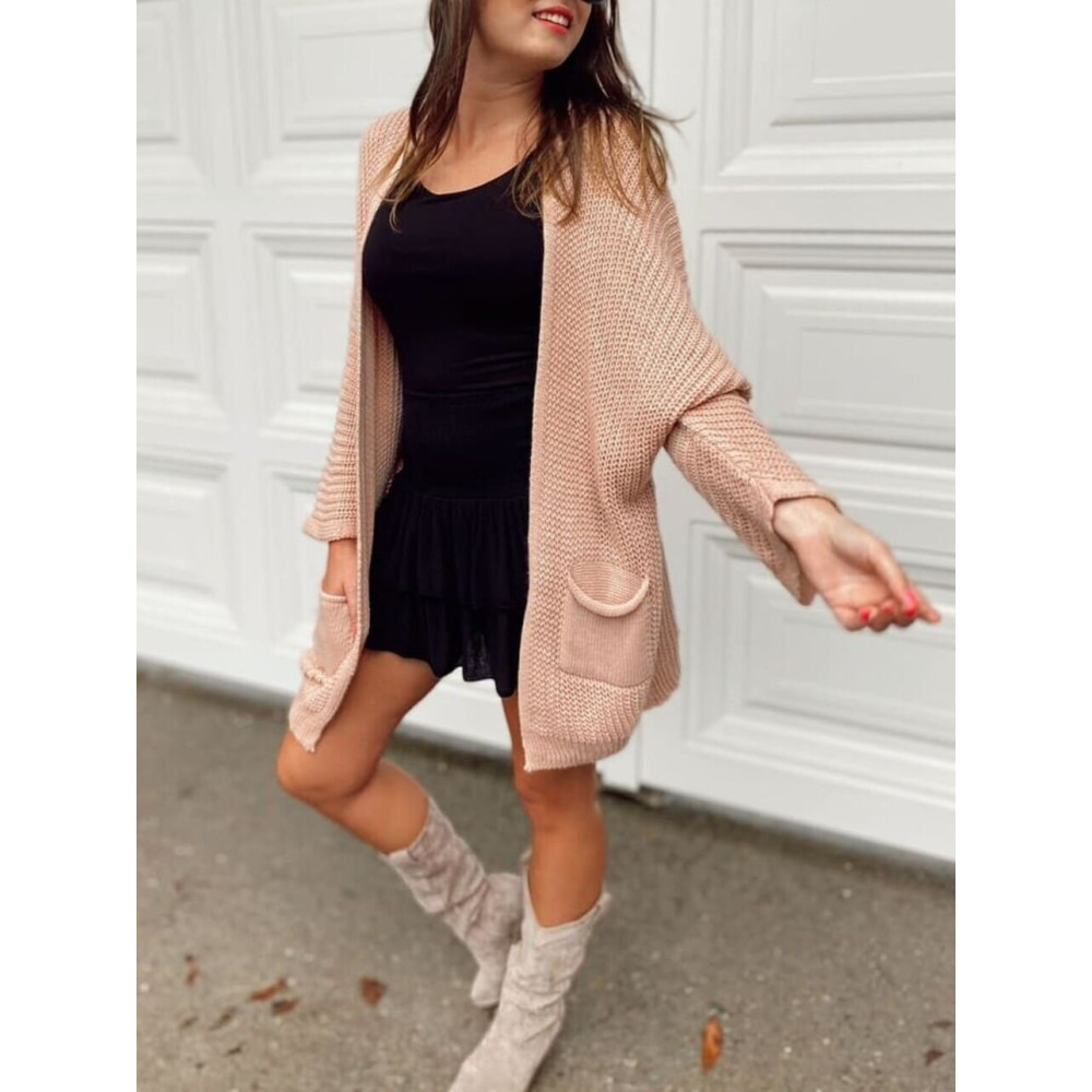 Cárdigan Oversize SWEENEY Rosa Pastel HEVE