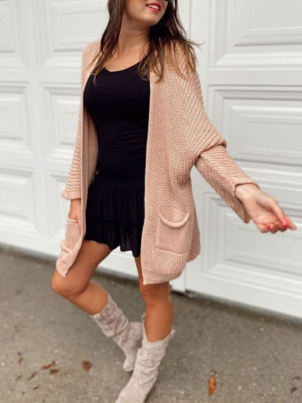 Cárdigan Oversize SWEENEY Rosa Pastel HEVE