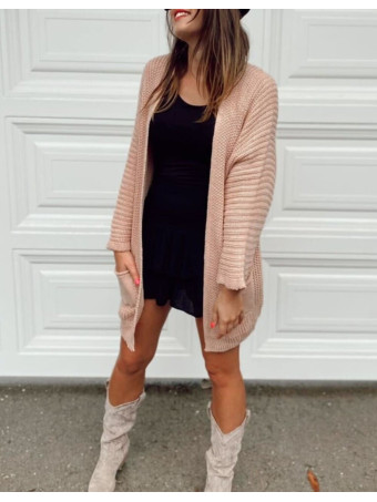 Cárdigan Oversize SWEENEY Rosa Pastel HEVE