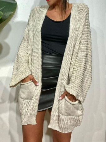 Cárdigan Oversize SWEENEY Beige HEVE