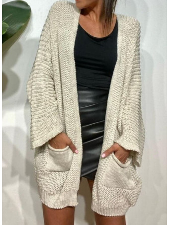 Cárdigan Oversize SWEENEY Beige HEVE