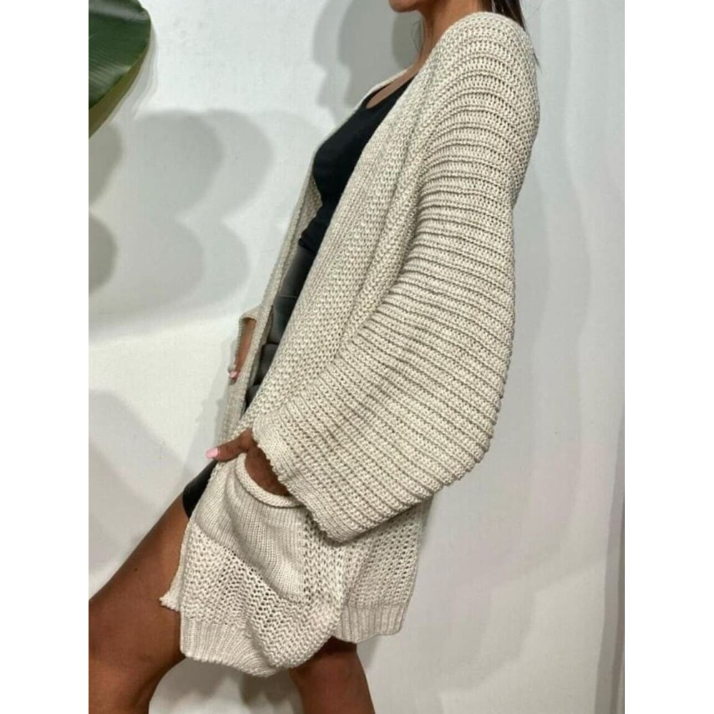 Cárdigan Oversize SWEENEY Beige HEVE