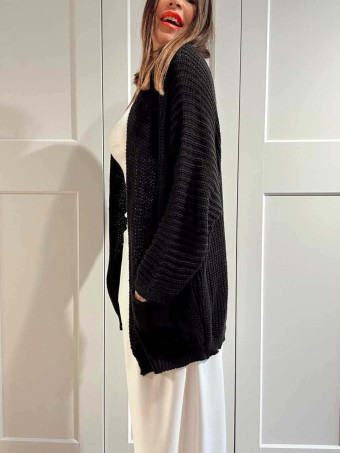 Cárdigan Oversize SWEENEY Negro HEVE
