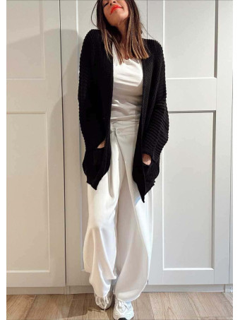 Cárdigan Oversize SWEENEY Negro HEVE