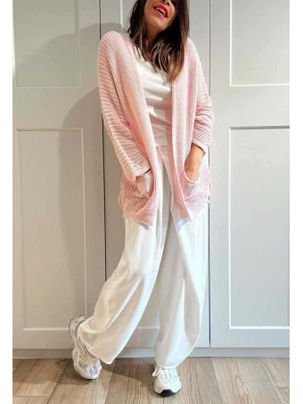 Cárdigan Oversize SWEENEY Rosa Pastel HEVE