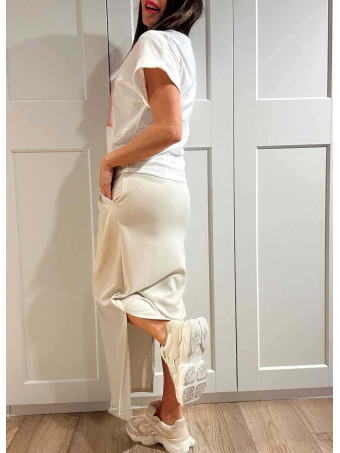 Falda Casual Soft Touch MASHUP Beige HEVE