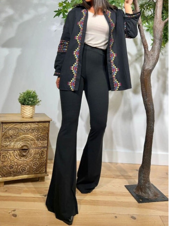 Pantalón Campana HARLO Negro HEVE