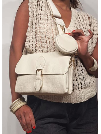 Bolso Abatanado Bandolera SPRINGE Crudo HEVE