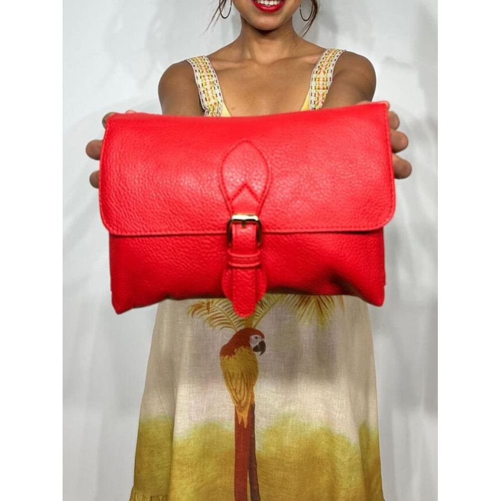 Bolso Abatanado Bandolera SPRINGE Rojo HEVE