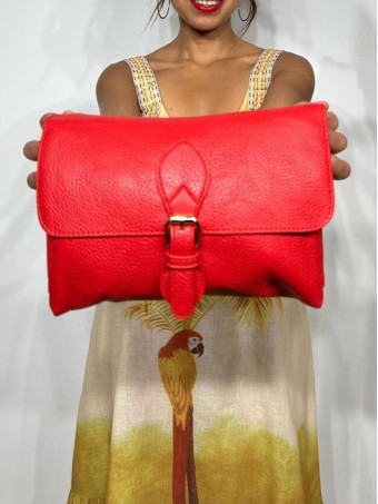 Bolso Abatanado Bandolera SPRINGE Rojo HEVE