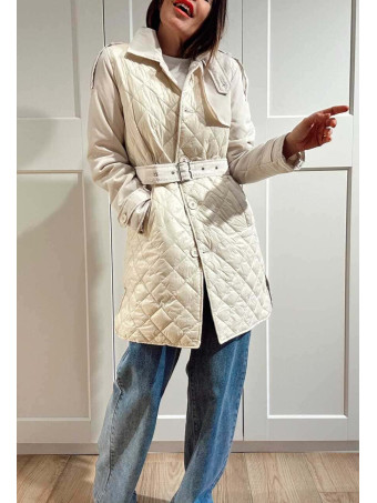 Gabardina Nylon Guateada SACHÉE Beige HEVE