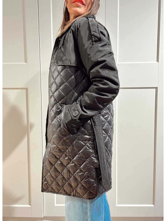 Gabardina Nylon Guateada SACHÉE Negro HEVE