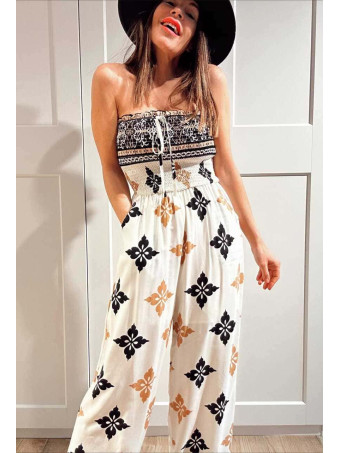 Mono Étnico Palabra de Honor KAZAYA Blanco HEVE