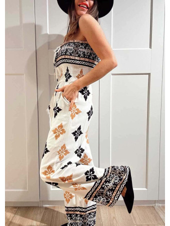 Mono Étnico Palabra de Honor KAZAYA Blanco HEVE