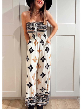 Mono Étnico Palabra de Honor KAZAYA Blanco HEVE