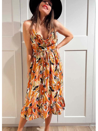 Vestido Tirantes Estampado RIYA HEVE